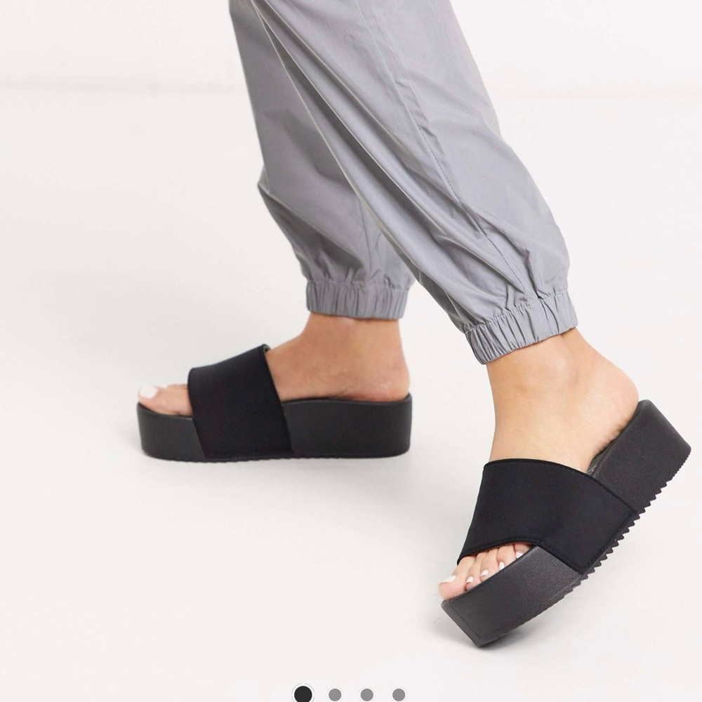ASOS Black Platform Sandals